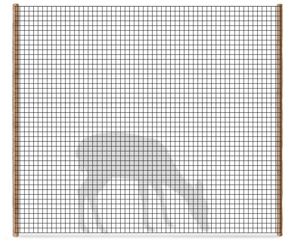 8 foot high game fence in the Montgomery Texas area.