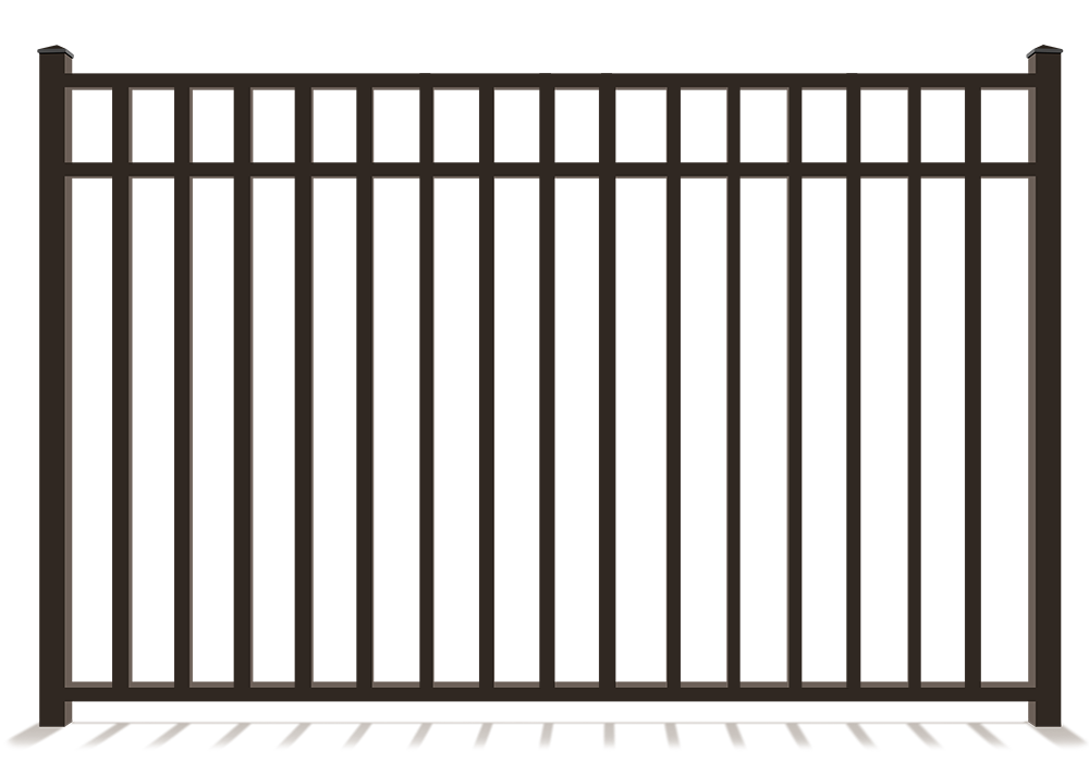 Ornamental Metal 3 Rail Fence Company in Montgomery Texas