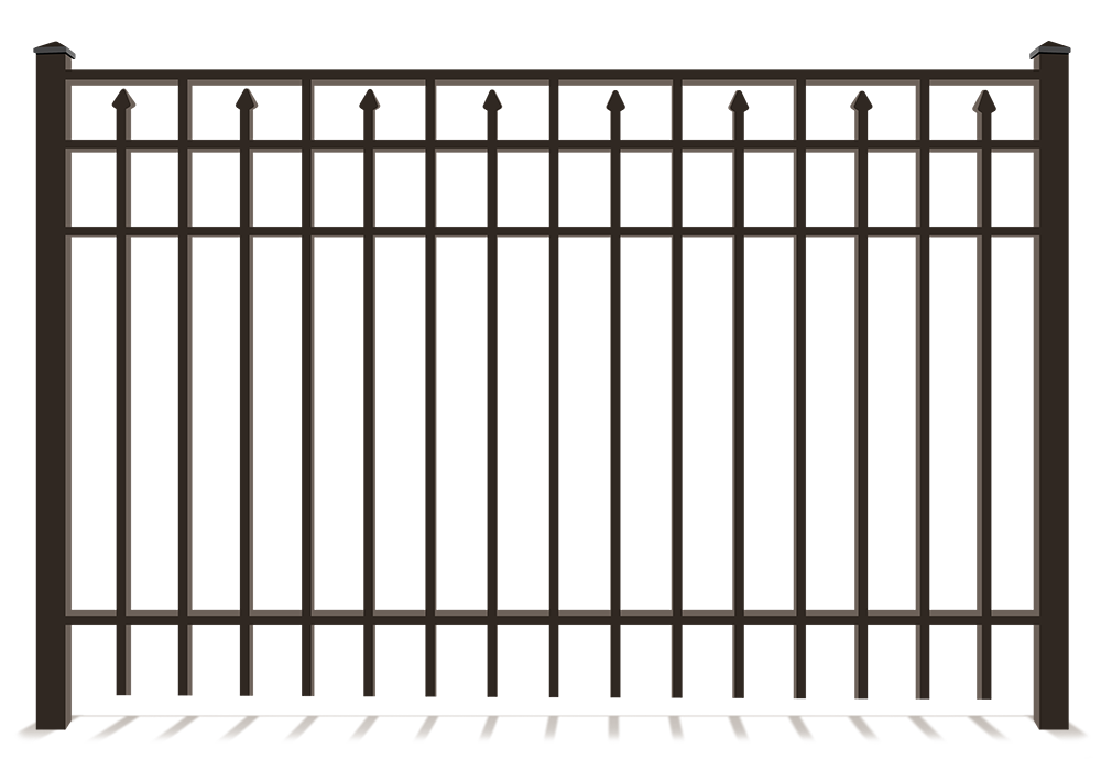Flat Top Ornamental Iron Fence Company in Montgomery Texas
