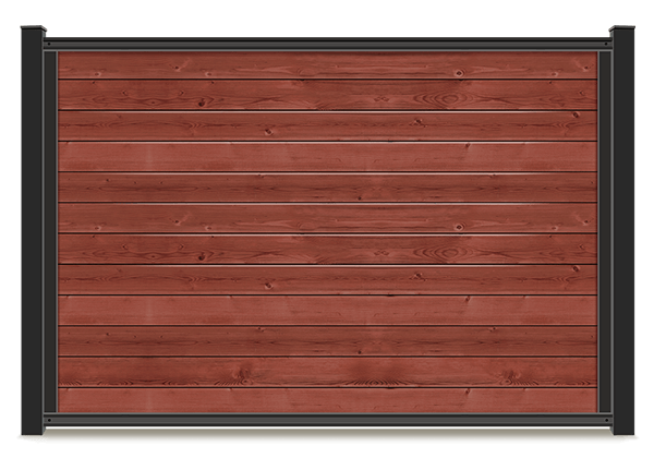 Mixed Material Fence in Montgomery Texas