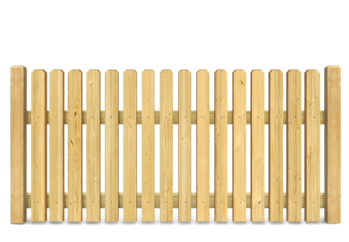 Residential Picket wood fence in Montgomery Texas