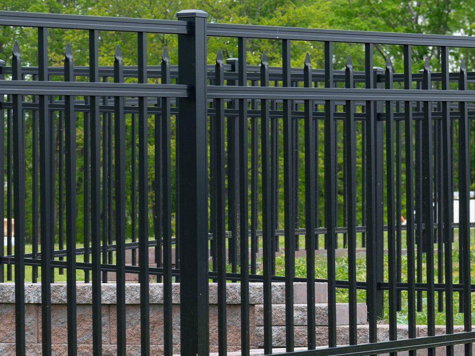 Ornamental steel fence contractor in Montgomery Texas