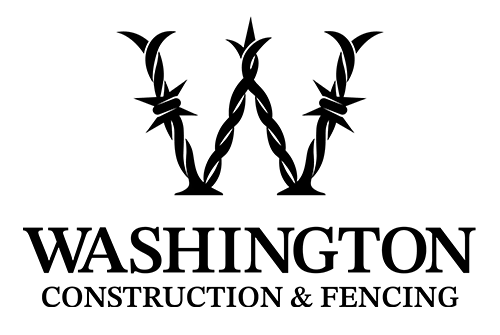 Washington Construction & Fencing logo mobile version