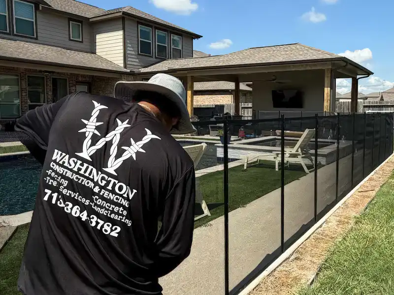 A friendly fence contracting professional