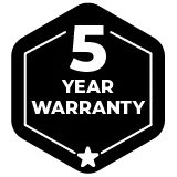 badge showing available fence warranty