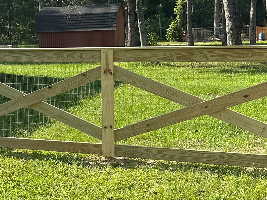 Farm fence The Woodlands Texas
