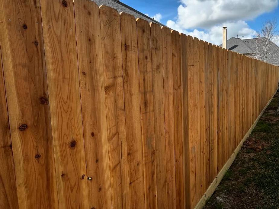 The Woodlands Texas wood privacy fencing